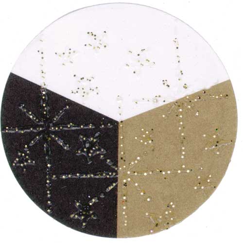 65012 - Embossing Schmelz-Pulver - 10 Gramm - Transparent / Gold Glimmer -