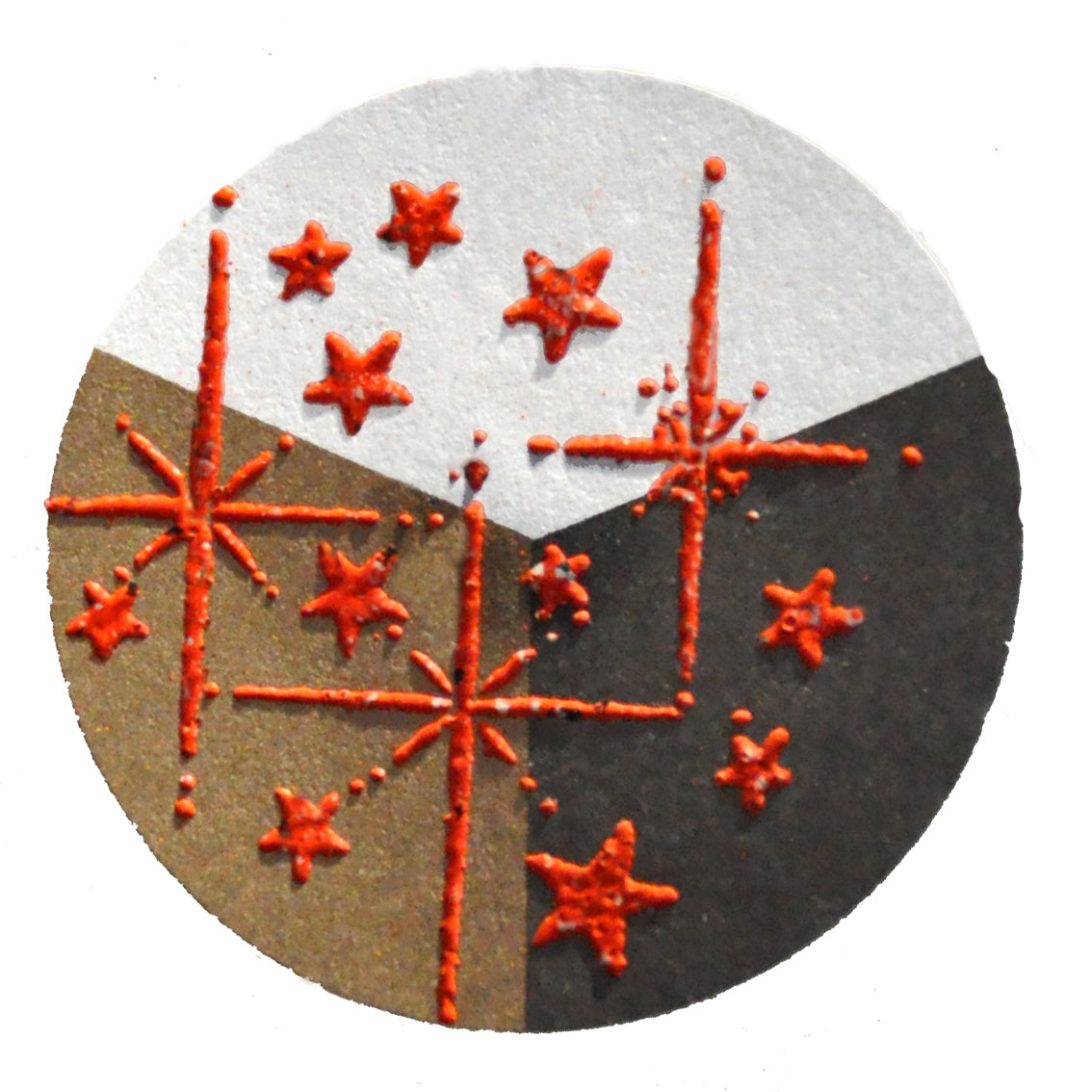 65432 - Embossing-Pulver - 10 Gramm - Orange + Flitter Perlmutt -