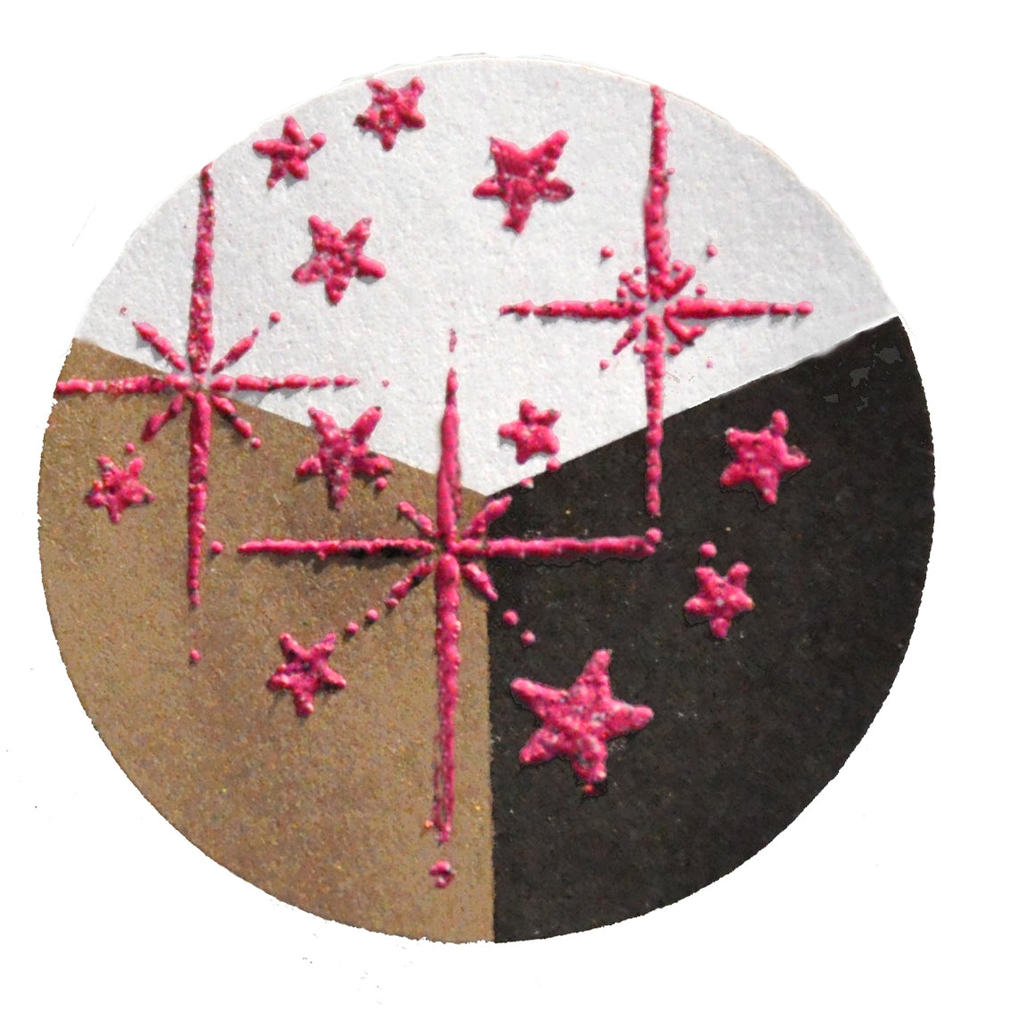 65436 - Embossing Schmelz-Pulver - 10 Gramm - Pink + Flitter Perlmutt -