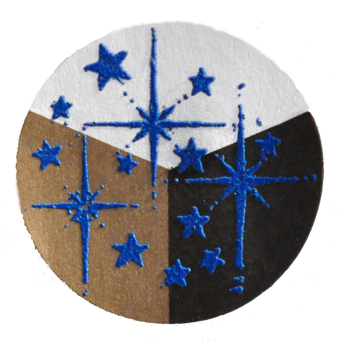 65442 - Embossing-Pulver - 10 Gramm - Blau + Flitter Perlmutt -
