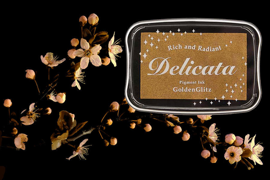Delicata - Golden Glitz - Metallik-Stempelkissen