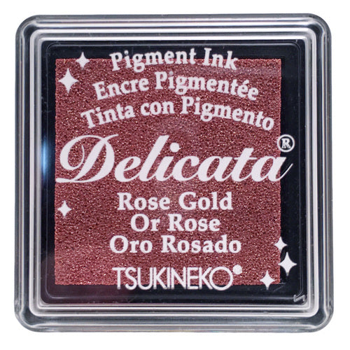 Delicata Small - Rose Gold - Metallik-Stempelkissen