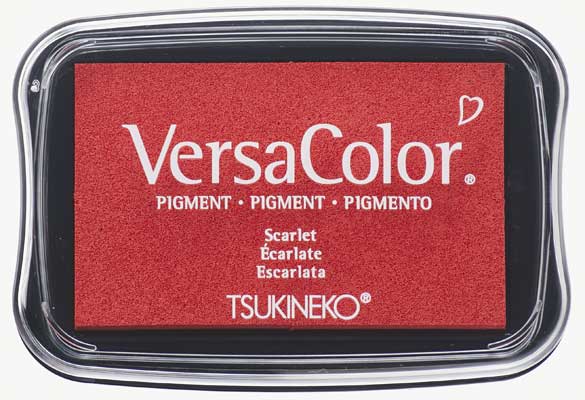 VersaColor groß - Scarlet -Pigment St.Kissen - 65x95 mm -