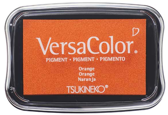 VersaColor groß - Orange -Pigment St.Kissen - 65x95 mm -