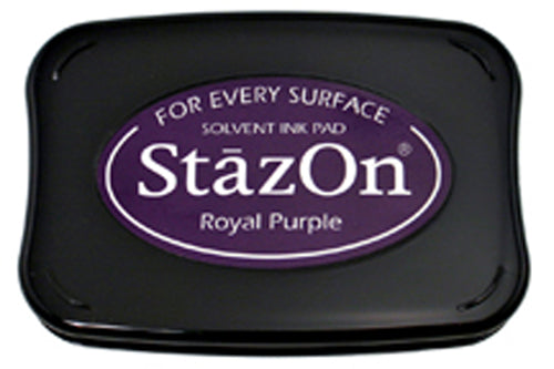 StazOn - Royal Purple - St.Kissen f. Glas, Kunststoff, Metall - 65x95mm