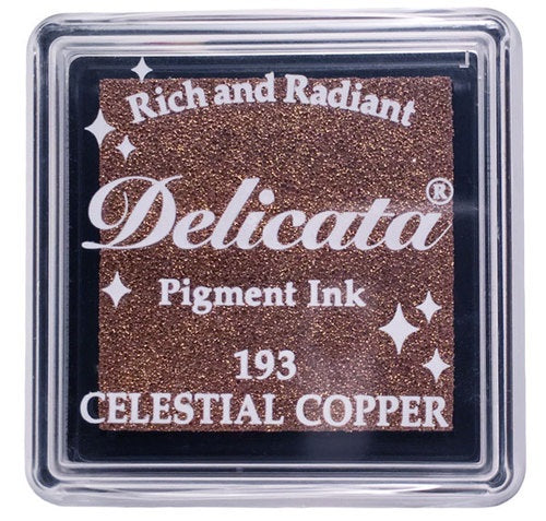 Delicata Small - Celestial Copper - Metallik-Stempelkissen