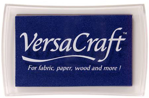 VersaCraft  - Ultramarine -Textil St.Kissen ~ 6,5x10cm