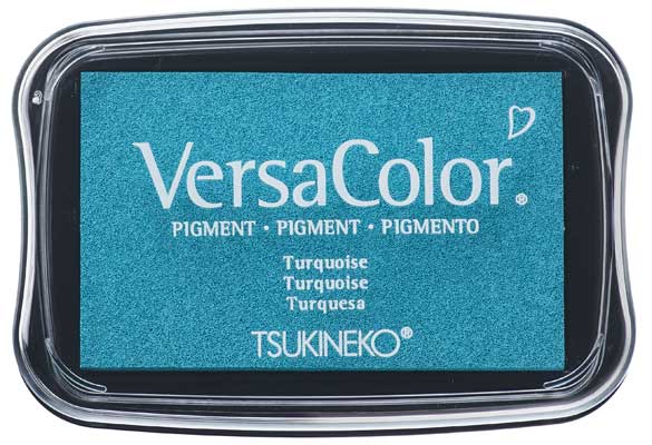 VersaColor groß - Turquoise -Pigment St.Kissen - 65x95 mm -