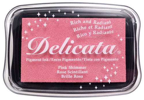 Delicata - Pink Shimmer - Metallik-Stempelkissen
