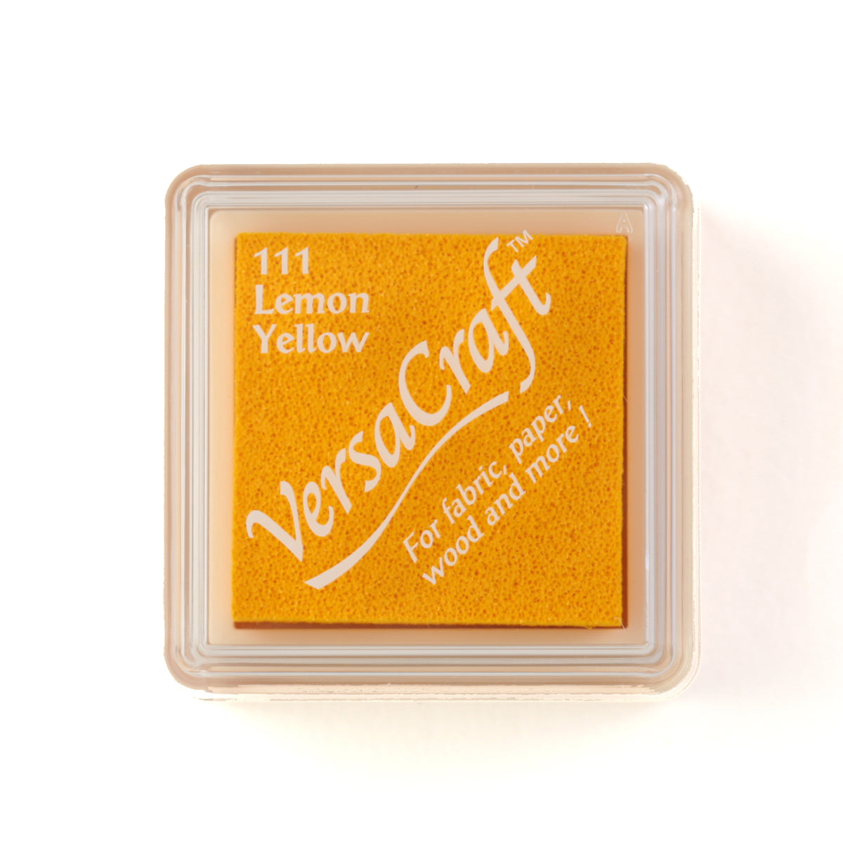 VersaCraft Mini - Lemon Yellow - Textile Stamp Pad 35x35 mm