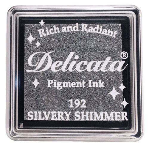 Delicata Small - Silvery Shimmer - Metallik-Stempelkissen