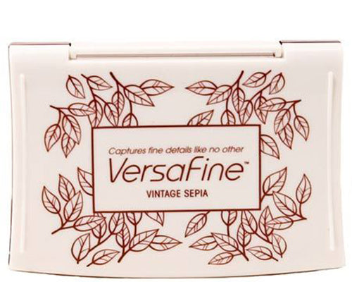 VersaFine - Vintage Sepia -Stark pigmentiertes St. Kissen