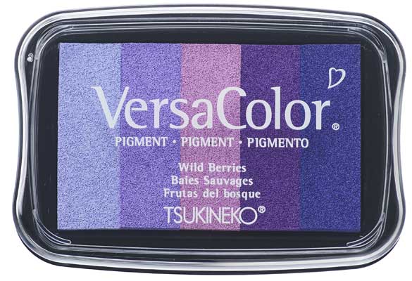 VersaColor groß - Wild Berries - 5-fbg. Pigment St.Kissen - 65x95 mm -