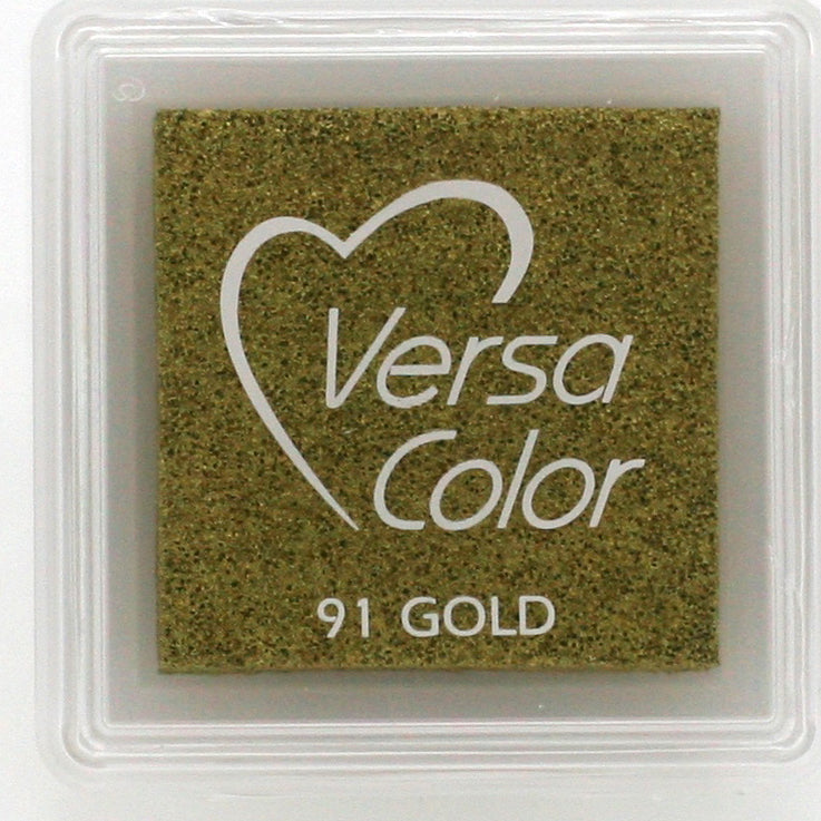 VersaColor klein - Gold - Pigment St.Kissen - 35x35 mm -