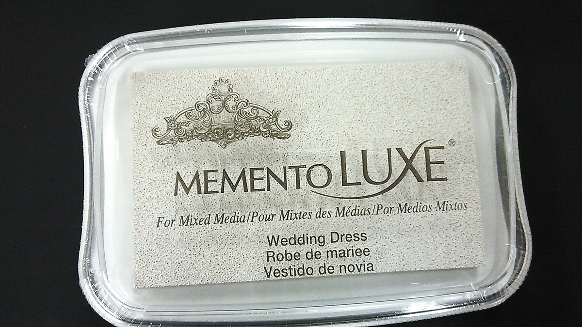 Memento Luxe - Wedding Dress - Für saugende Papiere + Stoffe