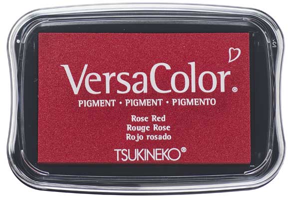 VersaColor groß - Rose Red -Pigment St.Kissen - 65x95 mm -