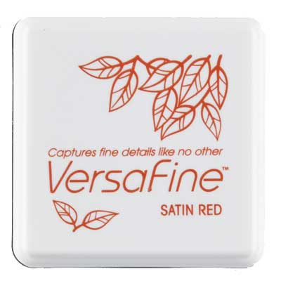 VersaFine klein - Satin Red -Stark pigmentiertes St. Kissen