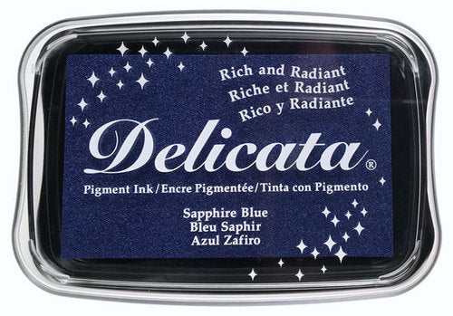 Delicata - Sapphire Blue - Metallik-Stempelkissen