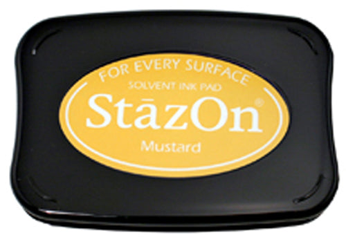 StazOn - Mustard - St.Kissen f. Glas, Kunststoff, Metall - 65x95mm