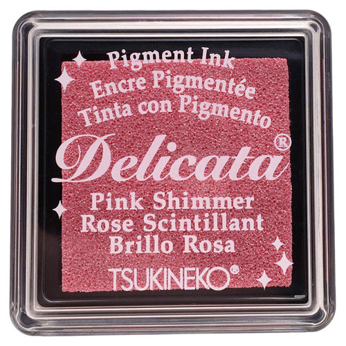 Delicata Small - Pink Shimmer - Metallik-Stempelkissen