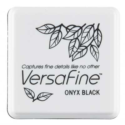 VersaFine klein - Onyx Black -Stark pigmentiertes St. Kissen