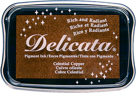 Delicata - Celestial Copper - Metallik-Stempelkissen