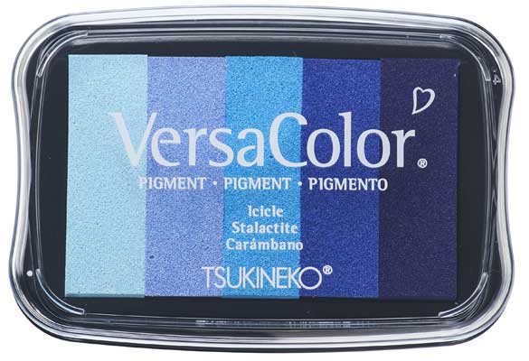 VersaColor groß - Icicle - 5-fbg. Pigment St.Kissen - 65x95 mm -