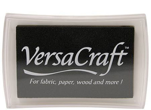 VersaCraft - Real Black -Textil St.Kissen ~ 6,5x10cm
