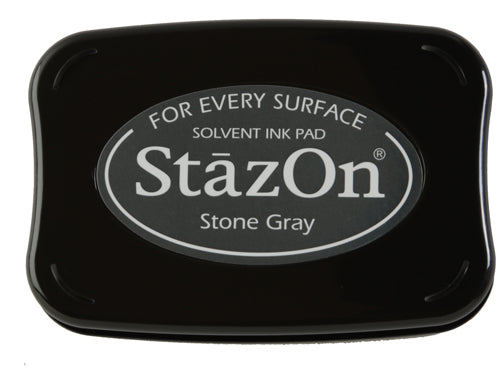 StazOn - Stone Gray - St.Kissen f. Glas, Kunststoff, Metall - 65x95mm