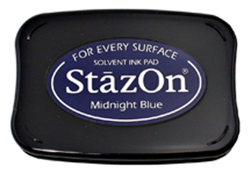 StazOn - Midnight Blue - St.Kissen f. Glas, Kunststoff, Metall - 65x95mm