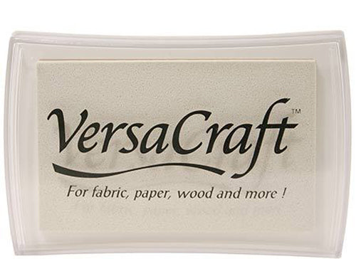 VersaCraft  - White -Textil St.Kissen ~ 6,5x10cm