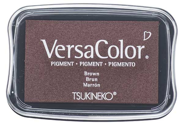 VersaColor groß - Brown -Pigment St.Kissen - 65x95 mm -