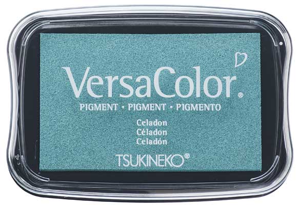 VersaColor groß - Celadon -Pigment St.Kissen - 65x95 mm -