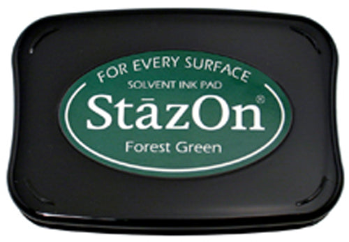 StazOn - Forest Green - St.Kissen f. Glas, Kunststoff, Metall - 65x95mm