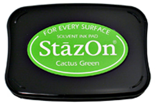 StazOn - Cactus Green - St.Kissen f. Glas, Kunststoff, Metall - 65x95mm