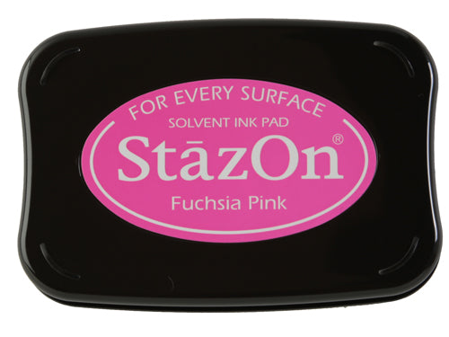 StazOn - Fuchsia Pink - St.Kissen f. Glas, Kunststoff, Metall - 65x95mm