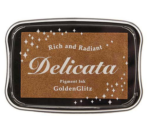 Delicata - Golden Glitz - Metallik-Stempelkissen