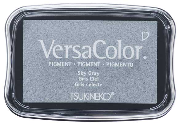 VersaColor groß - Sky Gray - Pigment St.Kissen - 65x95 mm -