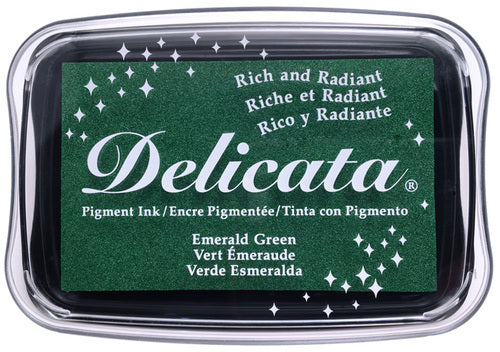 Delicata - Emerald Green - Metallik-Stempelkissen